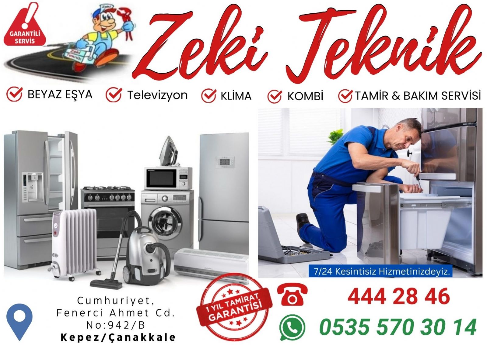 Çanakkale Kepez Buzdolabı Servisi