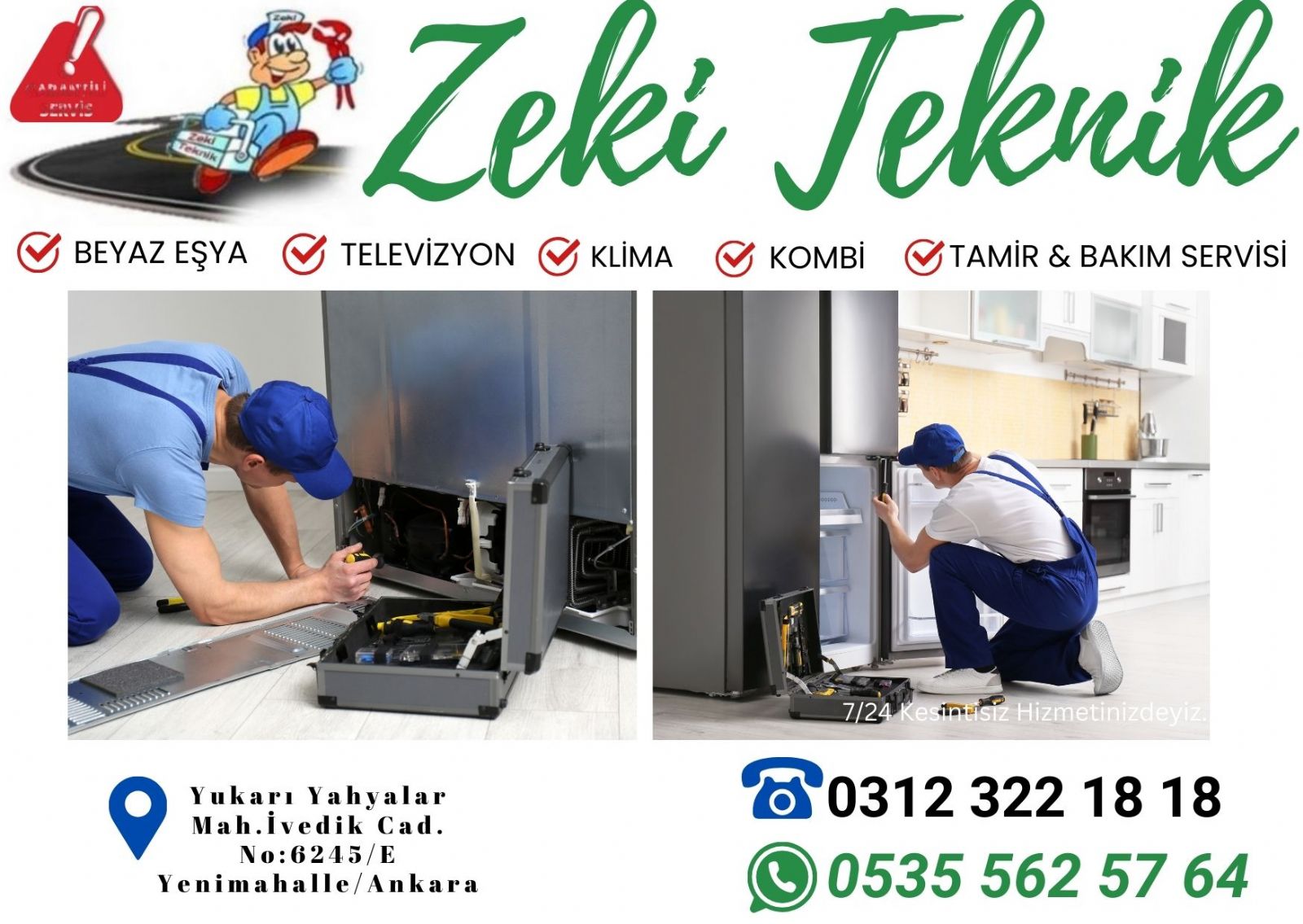 İvedik Buzdolabı Servisi