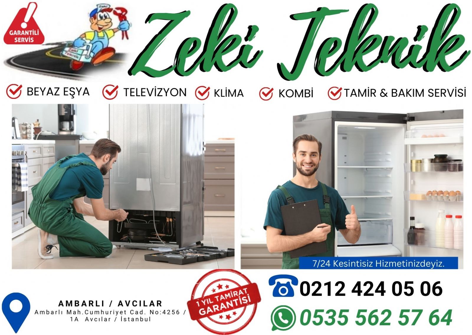 Ambarlı  Buzdolabı Servisi