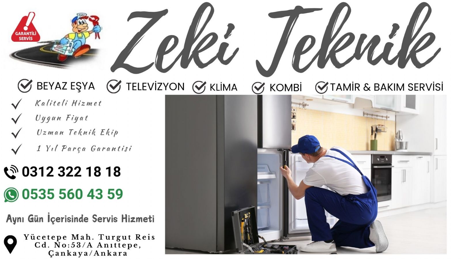 Anıttepe Buzdolabı Servisi
