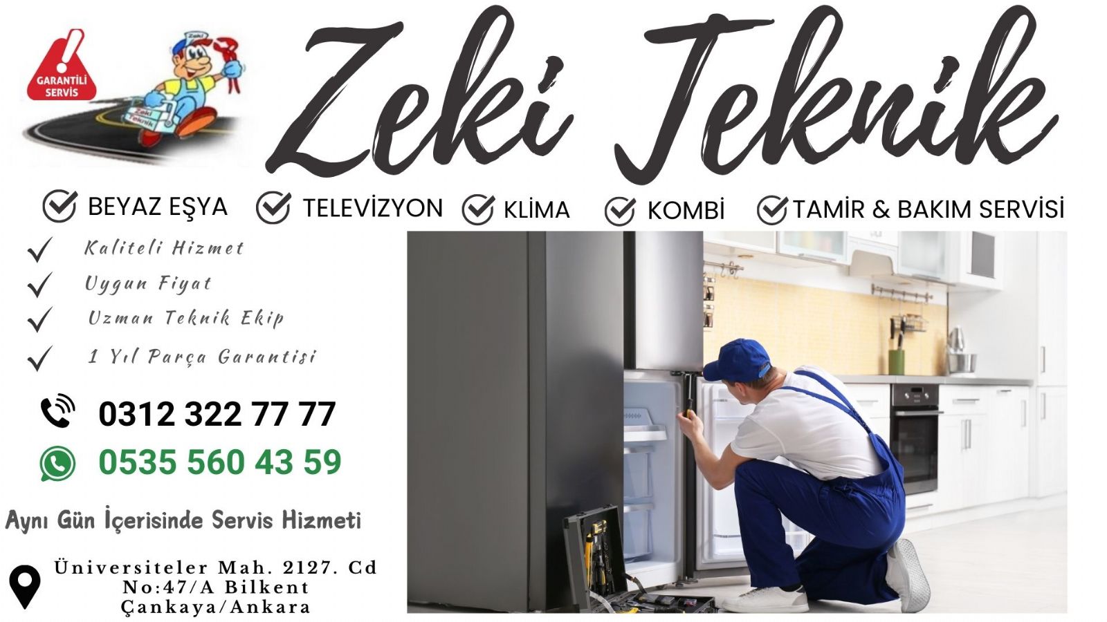 Bilkent Buzdolabı Servisi