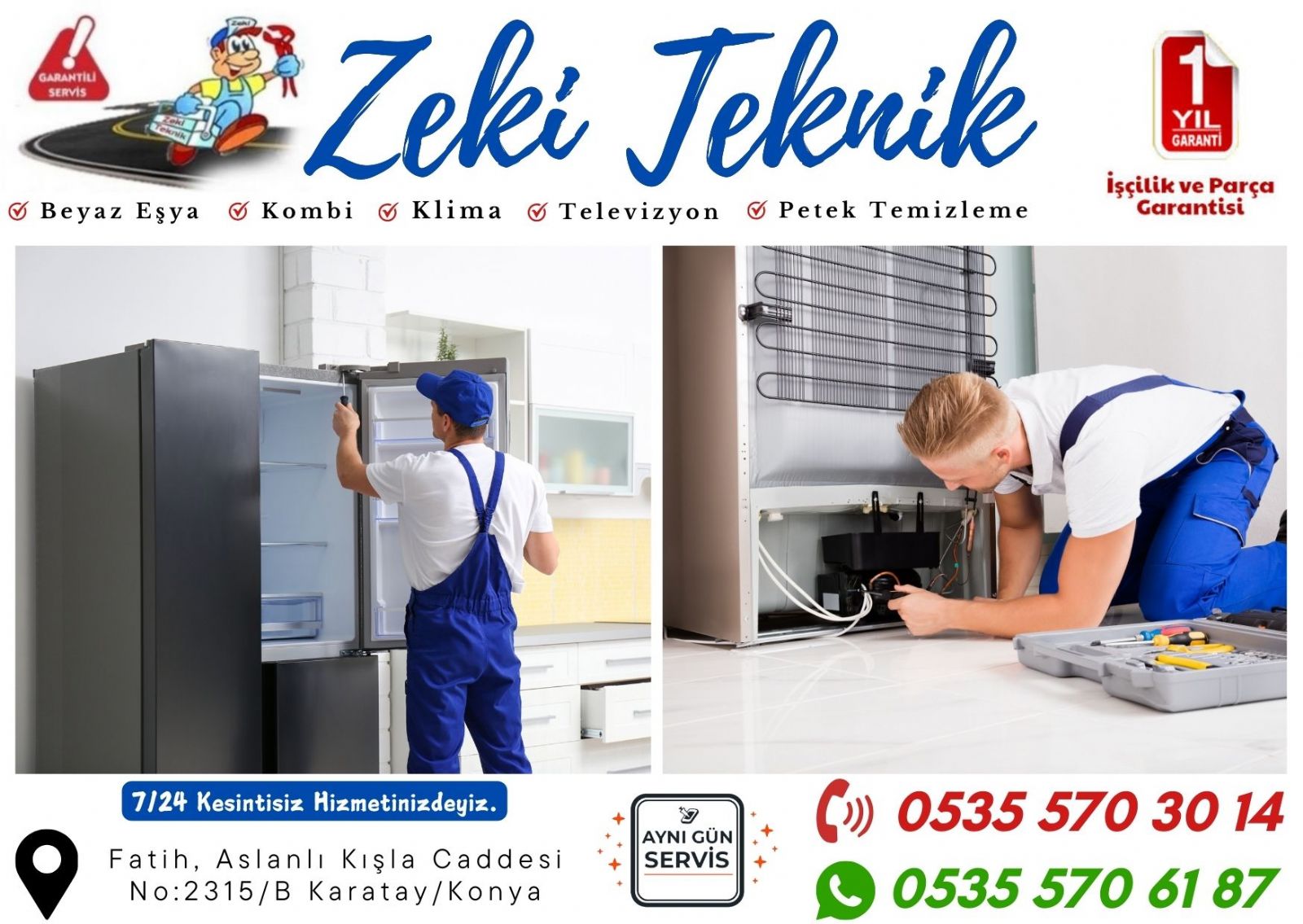 Karatay Buzdolabı Servisi
