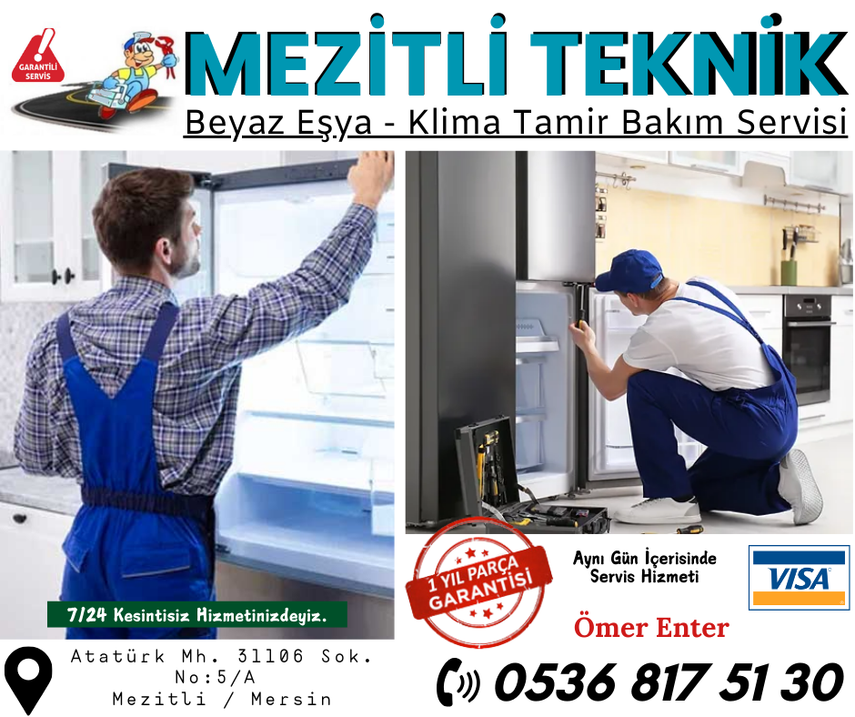 Mezitli Buzdolabı Servisi 
