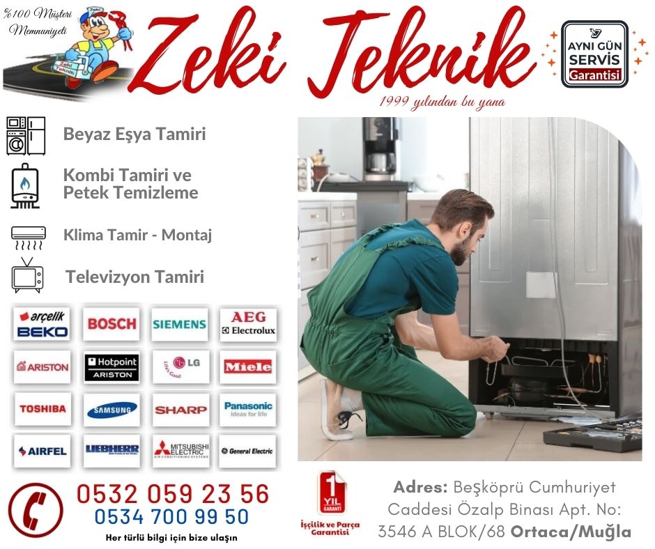 Ortaca Buzdolabı Servisi