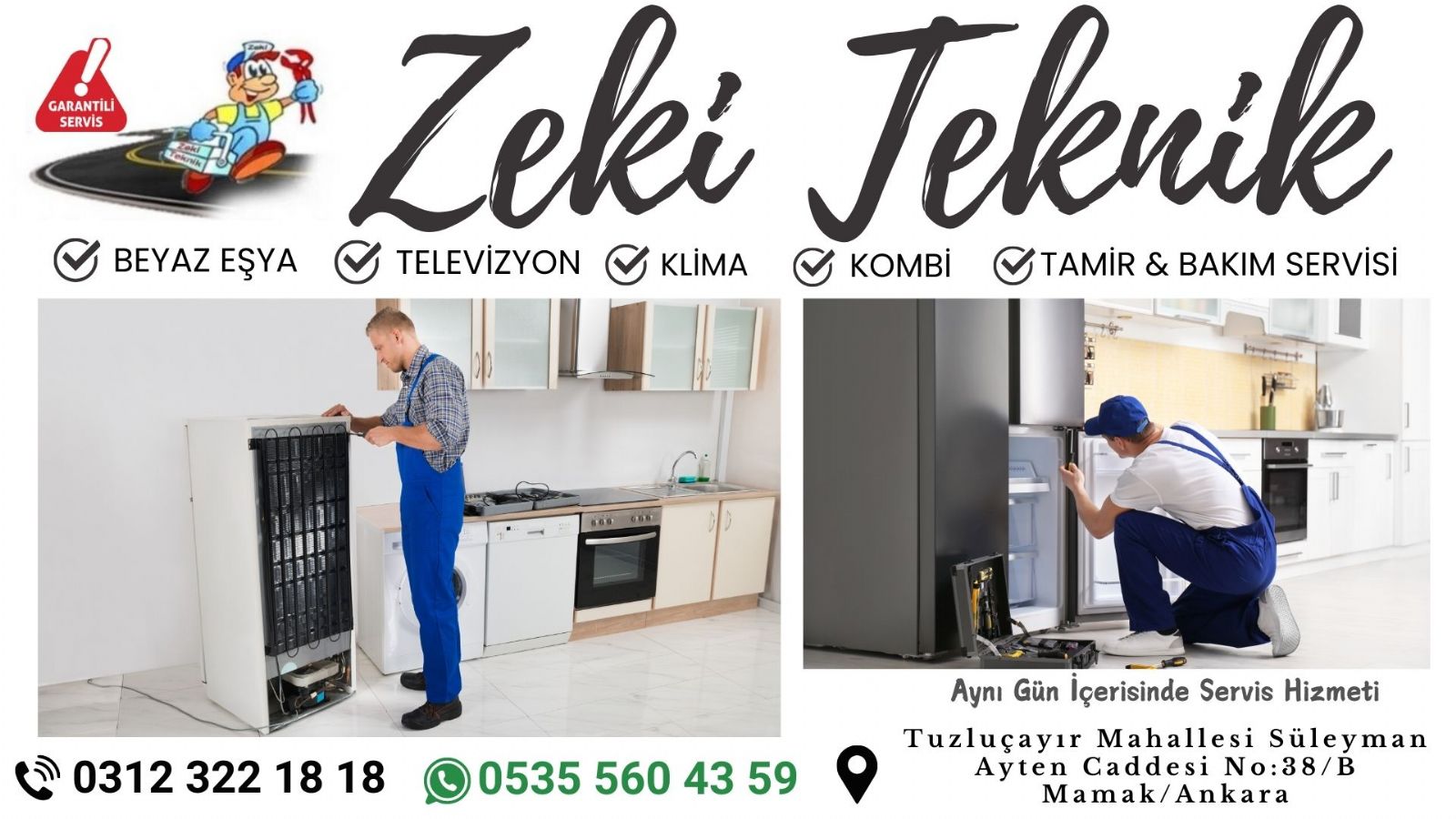 Tuzluçayır Buzdolabı Servisi