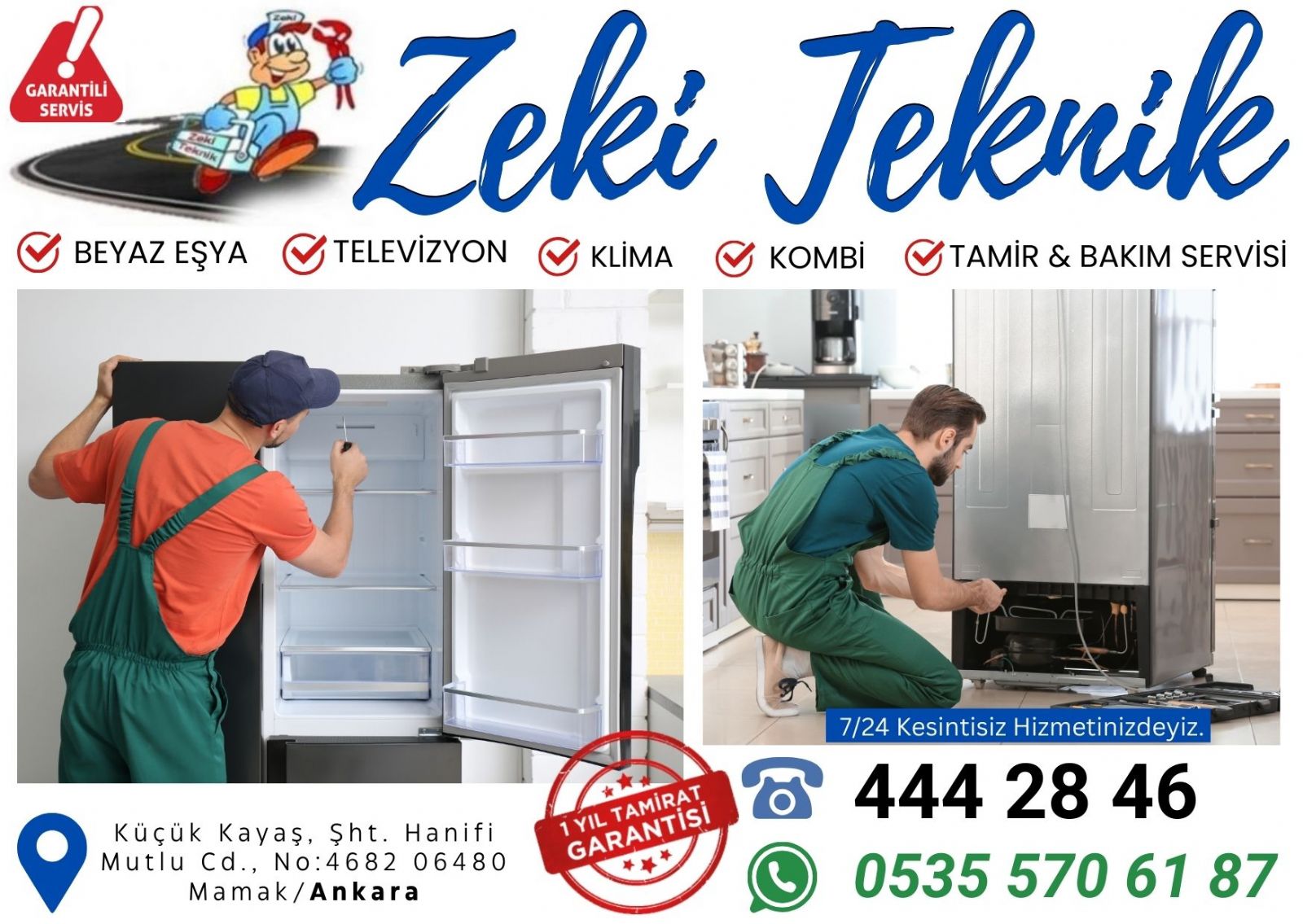 Zerdalitepe Buzdolabı Servisi